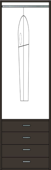 Ropa Larga, sin cajones